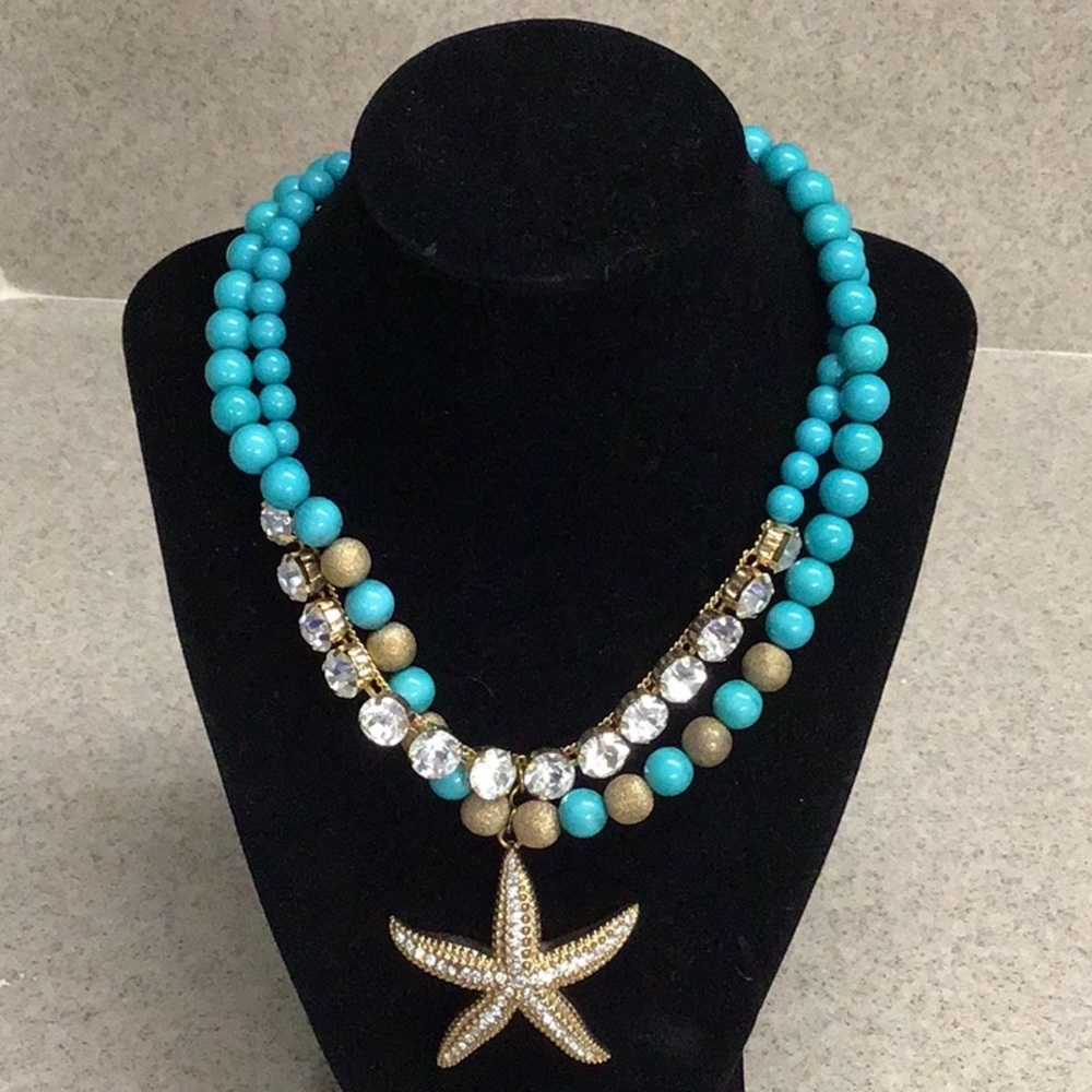 Necklace, beaded